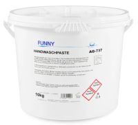 Funny Handwaschpaste auf Holzmehlbasis im 10 Liter Eimer (Artikelnr. AG-737) für gewerbliche Handreinigung