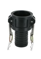 Kamlok Kupplung PP Typ C DN20 3/4 Zoll mit 13 mm Schlauchstutzen sanilexo