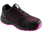 Sportlicher S1PS Damen-Sicherheitsschuh RUNNEX 5180 GirlStar in Schwarz-Pink