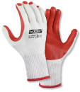 teXXor 2205 Universal-Arbeitshandschuhe in Rot-Natur als Paar – Sanilexo