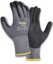 teXXor 2431 Nylon-Strickhandschuhe mit schwarzer Nitril-Beschichtung – Sanilexo