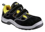 teXXor 6115 ROMANS S1 Sicherheitssandale aus Veloursleder in der Halbansicht
